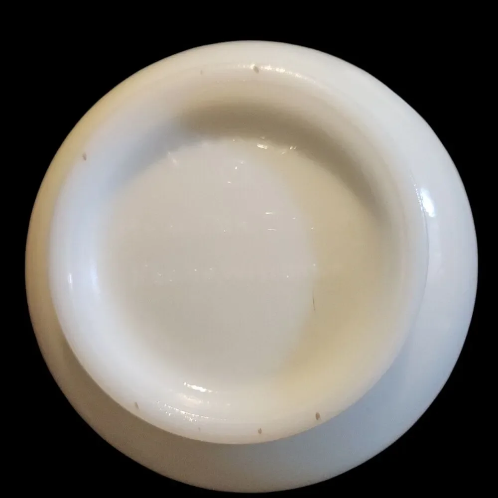 Vintage Pyrex Hamilton Beach Mixing Bowl Pour Spout #26 Ribbed White Milk Glass